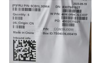 Lenovo 5CB1L30964 C-Abdeckung mit Tastatur, Spanisch, arktisgrau