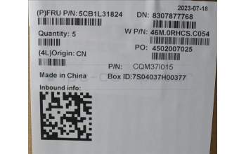 Lenovo 5CB1L31824 C-Abdeckung mit Tastatur, Skandinavien, arktisgrau