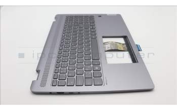 Lenovo 5CB1L31830 C-Abdeckung mit Tastatur, Tschechisch/Slowakisch, arktisgrau, GB