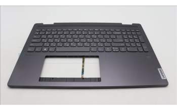 Lenovo 5CB1L31849 C-Abdeckung mit Tastatur, Russisch, Sturmgrau, Fingerabdruck
