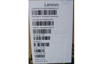 Lenovo 5CB1L39372 C-Abdeckung mit Tastatur, Belgisch, sturmgrau, mit Puresight Logo, GB