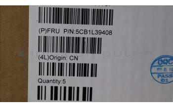 Lenovo 5CB1L39408 C-Abdeckung mit Tastatur, Deutsch, Sturmgrau