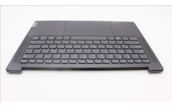 Lenovo 5CB1L39416 C-Abdeckung mit Tastatur, Hebräisch, Sturmgrau, mit Puresight Logo