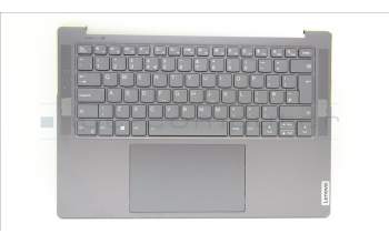 Lenovo 5CB1L39485 C-Abdeckung mit Tastatur, Englisch (GB), Sturmgrau