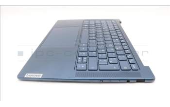 Lenovo 5CB1L39526 C-Abdeckung mit Tastatur, Französisch, Aquamarinblau, mit Puresight Logo