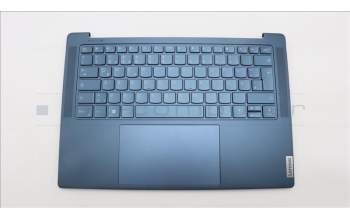 Lenovo 5CB1L39538 C-Abdeckung mit Tastatur, Deutsch, Aquamarinblau, mit Puresight Logo