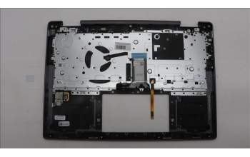 Lenovo 5CB1L40781 C-Abdeckung mit Tastatur, Schweiz, Sturmgrau, Fingerabdruck