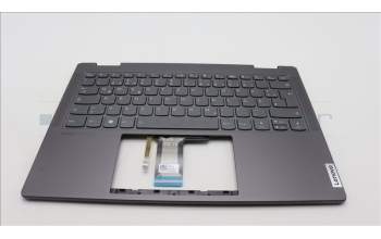 Lenovo 5CB1L40806 C-Abdeckung mit Tastatur, Deutsch, Sturmgrau, Ohne_Fingerabdruckscanner