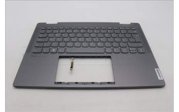 Lenovo 5CB1L40809 C-Cover with keyboard,Portuguese,Storm Grey,Non_Fingerprint