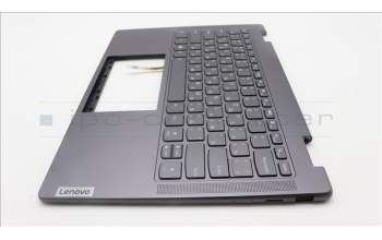 Lenovo 5CB1L40830 C-Abdeckung mit Tastatur, Russisch, Sturmgrau, Ohne_Fingerabdruckscanner