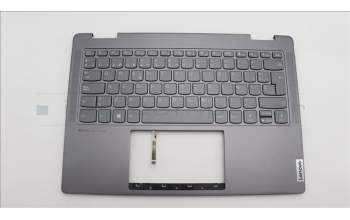 Lenovo 5CB1L40832 C-Abdeckung mit Tastatur, Spanisch, Sturmgrau, Ohne_Fingerabdruckscanner