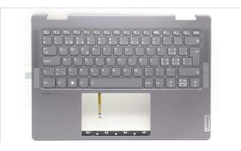 Lenovo 5CB1L40833 C-Cover with keyboard,Switzerland,Storm Grey,Non_Fingerprint