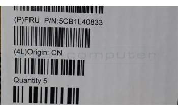 Lenovo 5CB1L40833 C-Cover with keyboard,Switzerland,Storm Grey,Non_Fingerprint