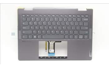 Lenovo 5CB1L40839 C-Cover with keyboard,English,Storm Grey,Non_Fingerprint