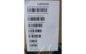 Lenovo 5CB1L40853 C-Abdeckung mit Tastatur, Italienisch, Aquamarinblau, Ohne_Fingerabdruckscanner