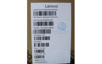 Lenovo 5CB1L40855 COVER Upper Case ASM_HUN H 82YL NFP TT