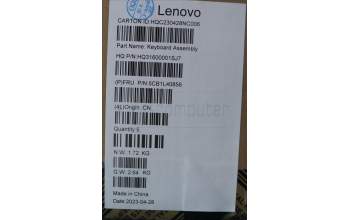Lenovo 5CB1L40856 C-Abdeckung mit Tastatur, Hebräisch, Aquamarinblau, Ohne_Fingerabdruckscanner