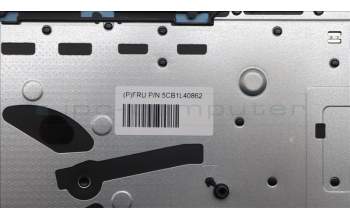 Lenovo 5CB1L40862 C-Abdeckung mit Tastatur, Russisch, Aquamarinblau, Ohne_Fingerabdruckscanner