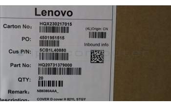 Lenovo 5CB1L40880 COVER D cover H 82YL STGY