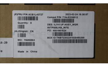 Lenovo 5CB1L43727 COVER UpperCaseASM_EURO ENG C21JG MG BL