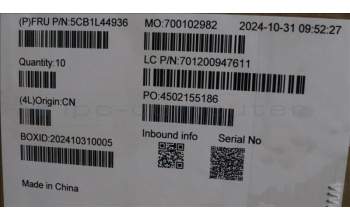 Lenovo 5CB1L44936 Externe Tastatur, Slowenisch