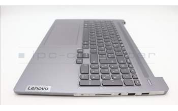 Lenovo 5CB1L44961 C-Abdeckung mit Tastatur, Französisch, arktisgrau