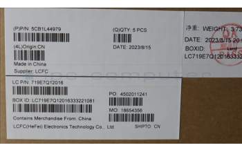 Lenovo 5CB1L44979 C-Abdeckung mit Tastatur, Schweiz, Arktisgrau