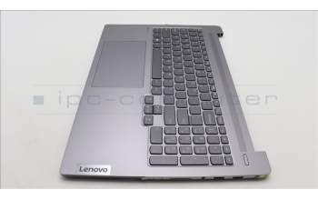 Lenovo 5CB1L44985 C-Cover with keyboard, USA English, Arctic Grey, US