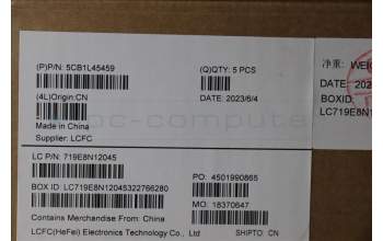 Lenovo 5CB1L45459 C-Abdeckung mit Tastatur, Deutsch, tiefblau, Hintergrundbeleuchtung