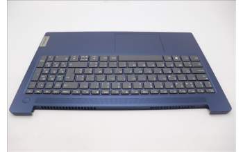 Lenovo 5CB1L45551 C-Abdeckung mit Tastatur, Belgisch, tiefblau, Ohne Hintergrundbeleuchtung, GB
