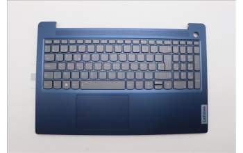 Lenovo 5CB1L45563 C-Abdeckung mit Tastatur, Belgisch, tiefblau, Hintergrundbeleuchtung, Fingerabdruck, GB