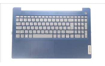 Lenovo 5CB1L45569 C-Abdeckung mit Tastatur, Französisch, tiefblau, Hintergrundbeleuchtung, Fingerabdruckleser