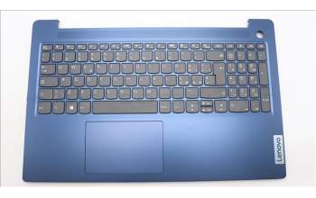Lenovo 5CB1L45596 C-Abdeckung mit Tastatur, Italienisch, tiefblau, Ohne_Hintergrundbeleuchtung, Fingerabdruckleser