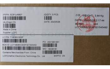 Lenovo 5CB1L45607 C-Abdeckung mit Tastatur, Deutsch, tiefblau, Ohne_Hintergrundbeleuchtung, Fingerabdruckleser