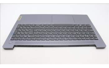 Lenovo 5CB1L45713 C-Abdeckung mit Tastatur, Belgisch, arktisgrau, Hintergrundbeleuchtung, GB