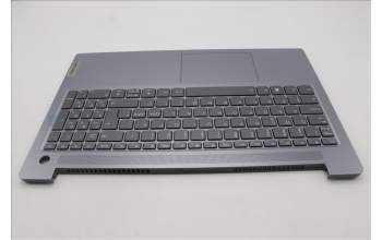 Lenovo 5CB1L45891 C-Abdeckung mit Tastatur, Skandinavien, arktisgrau, Hintergrundbeleuchtung, Fingerabdruckleser