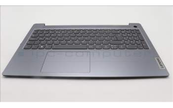 Lenovo 5CB1L45900 C-Abdeckung mit Tastatur, Englisch (GB), Arktisgrau, Hintergrundbeleuchtung, Fingerabdruck