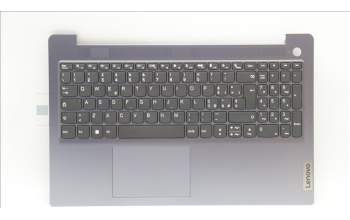 Lenovo 5CB1L45905 C-Abdeckung mit Tastatur, Italienisch, Arktisgrau, Nicht_beleuchtet, Fingerabdruck