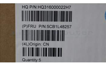 Lenovo 5CB1L48257 COVER Upper Case ASM_GER H 82YM NFP STGY