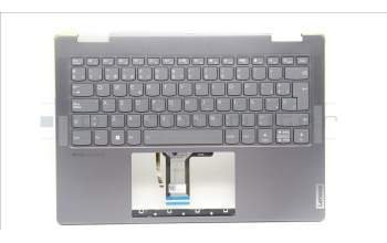 Lenovo 5CB1L48263 C-Abdeckung mit Tastatur, Spanisch, sturmgrau, Ohne_Fingerabdruckscanner