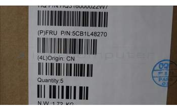 Lenovo 5CB1L48270 COVER Upper Case ASM_ENG H 82YM NFP STGY