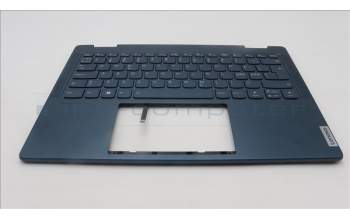 Lenovo 5CB1L48328 C-Abdeckung mit Tastatur, Skandinavien, Aquamarinblau, Ohne_Fingerabdruckscanner
