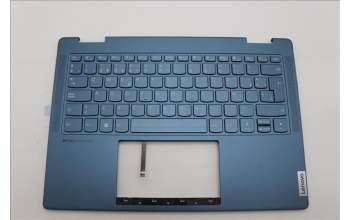 Lenovo 5CB1L48332 C-Abdeckung mit Tastatur, Spanisch, Aquamarinblau, Ohne_Fingerabdruckscanner