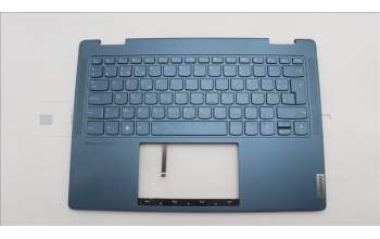 Lenovo 5CB1L48343 C-Cover with keyboard, Belgian, Tidal Teal, Non-Fingerprint, UK