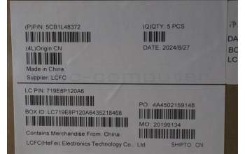 Lenovo 5CB1L48372 C-Abdeckung mit Tastatur, Spanisch, tiefblau, Hintergrundbeleuchtung, Fingerabdruck