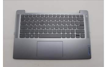 Lenovo 5CB1L49405 C-Abdeckung mit Tastatur, Englisch (US, Euro), arktisgrau, Hintergrundbeleuchtung, Ohne_Fingerabdruckscanner