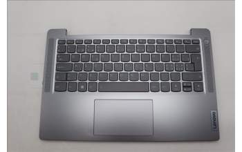Lenovo 5CB1L49424 C-Abdeckung mit Tastatur, Schweiz, arktisgrau, Hintergrundbeleuchtung, Ohne_Fingerabdruckscanner