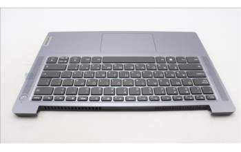 Lenovo 5CB1L49448 C-Abdeckung mit Tastatur, Hebräisch, Arktisgrau, Nicht_beleuchtet, Ohne_Fingerabdruckscanner