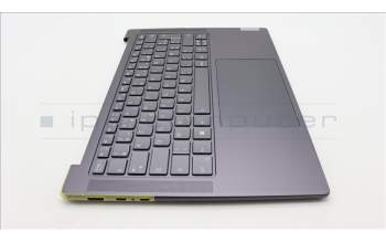 Lenovo 5CB1L50252 C-Abdeckung mit Tastatur, Französisch, Sturmgrau
