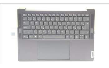Lenovo 5CB1L50266 C-Abdeckung mit Tastatur, Ungarisch, Sturmgrau